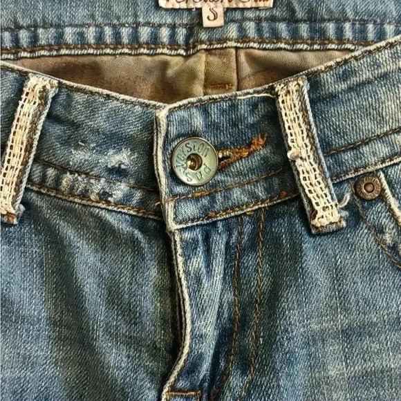 Version Sud Distressed Camo Denim Jeans - Picture 3 of 8